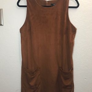 Suede dress